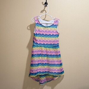 Wonder Nation Size Small 6/6X Multicolor Lace Kids Dress